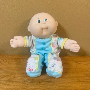 Vintage Cabbage Patch Kids Baby Doll HM20 Boy In Farm Sleeper BB Babies